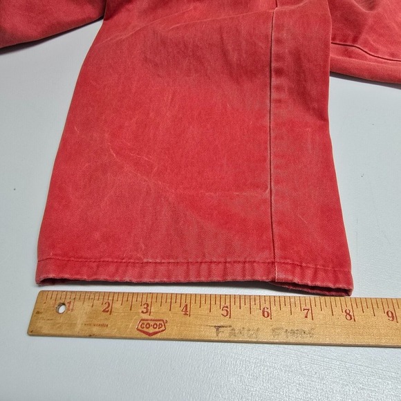 Peter Millar Pants Men 38 (Fits 34x33) Red Straight‎ Chino Pima Cotton Twill - Picture 12 of 13